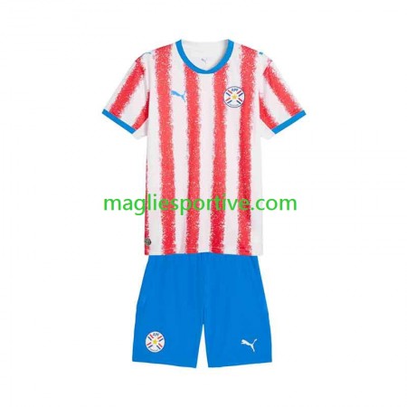 Completo Calcio Paraguay Bambino Divisa Prima 2026 Completo Calcio Paraguay Bambino Divisa Prima 2026